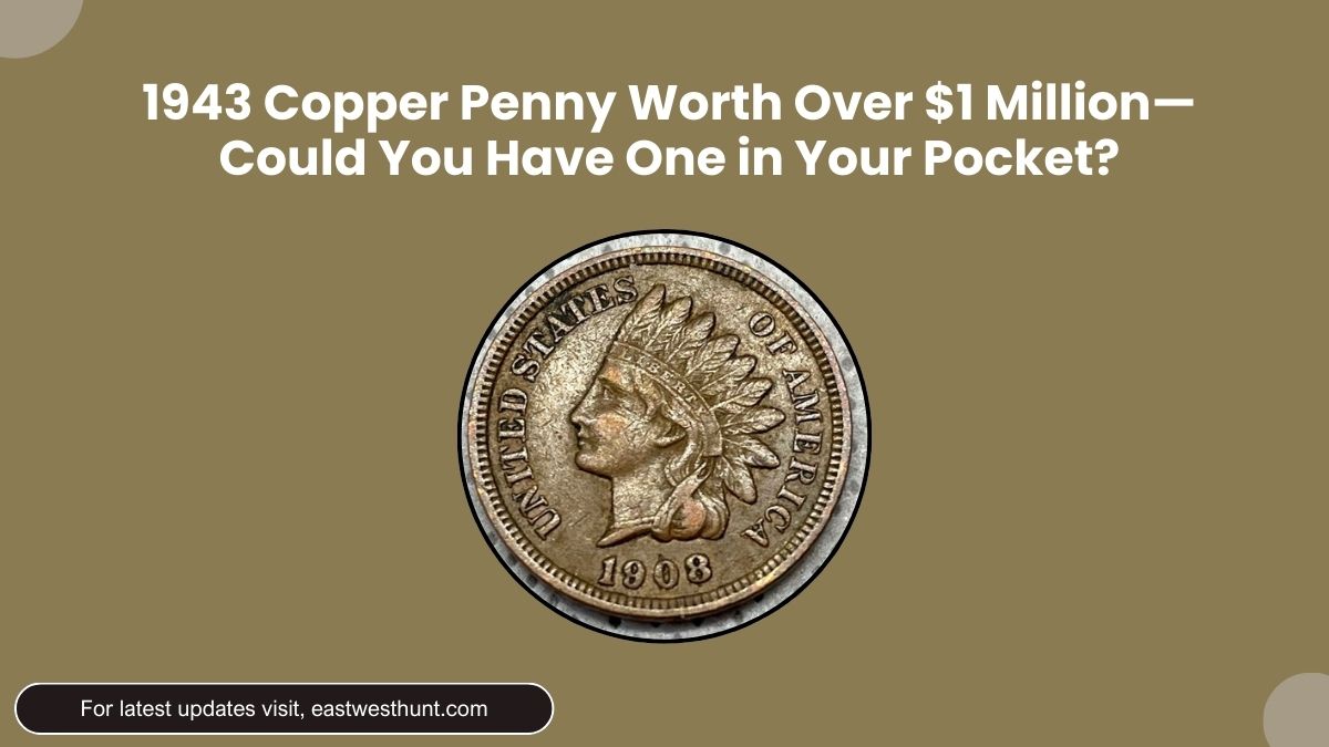 1943 Copper Penny Worth Over $1 Million—Could You Have One in Your Pocket?
